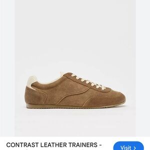 Zara Contrast Brown Sneakers